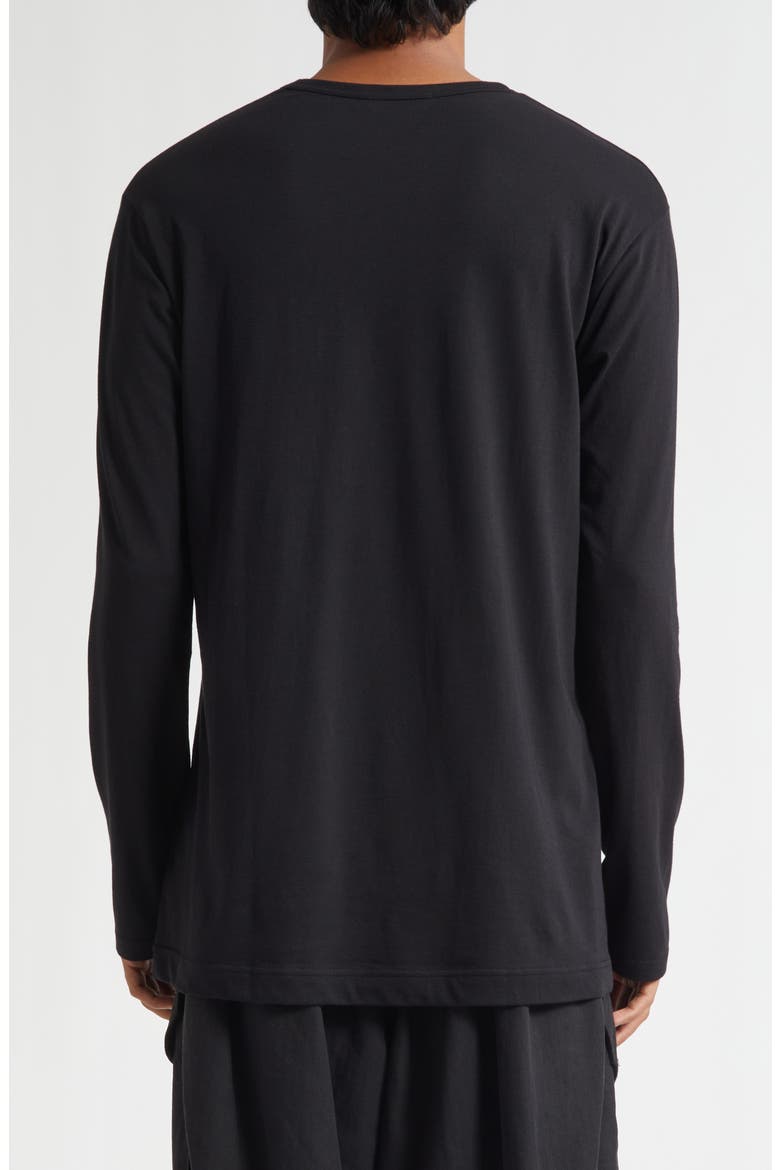 Long Sleeve Graphic T-Shirt, Alternate, color, BLACK