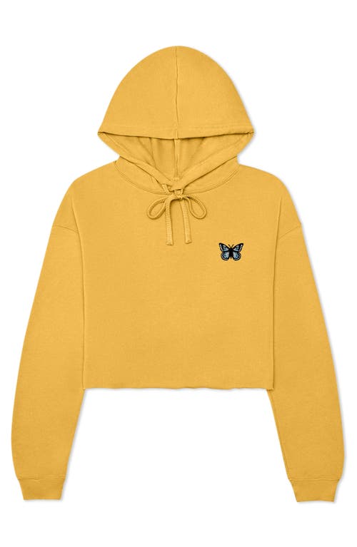 DALIX DALIX BUTTERFLY CROPPED HOODIE 