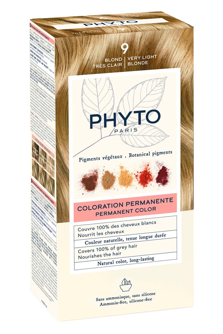 Phytocolor Permanent Hair Color, Main, color, 9 VERY LIGHT BLONDE