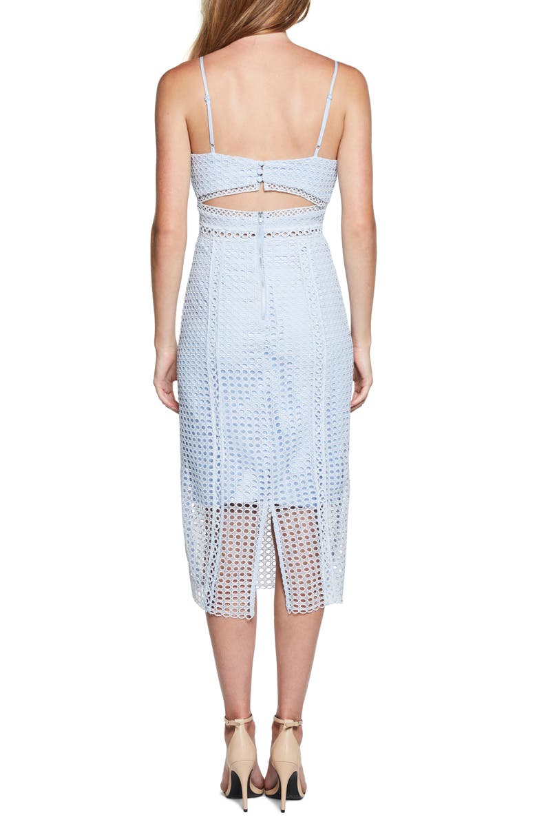 Bardot Circle Lace Dress, Alternate, color, 