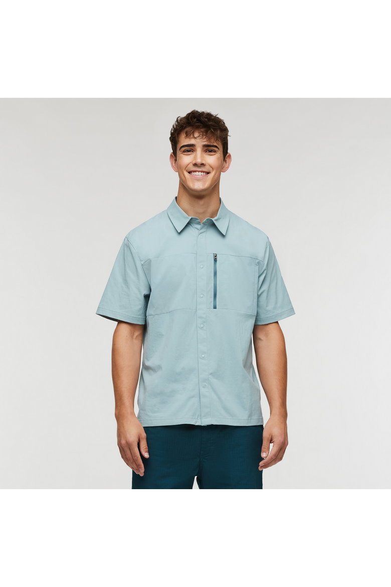 Sumaco Short-Sleeve Shirt - Men's, Main, color, Sea Spray