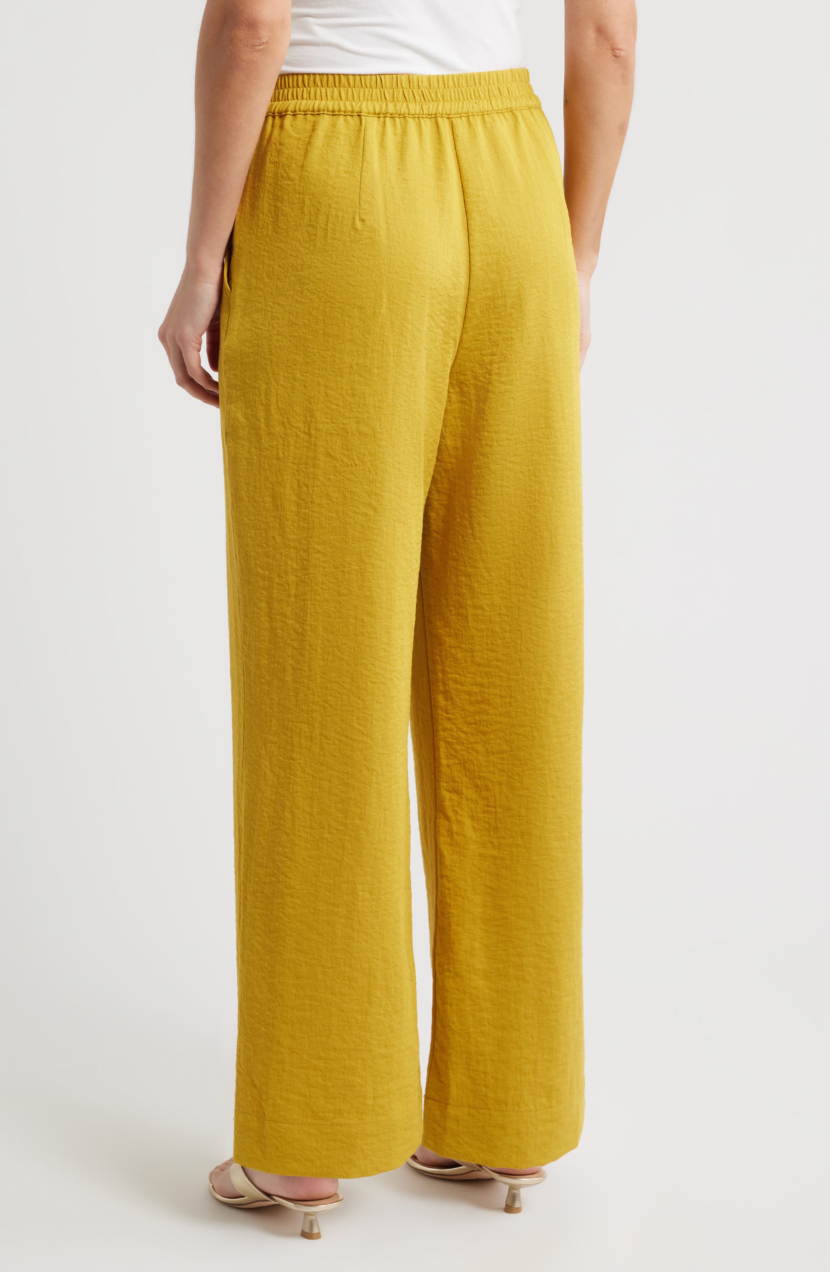 Pleated Wide Leg Pants - image 2