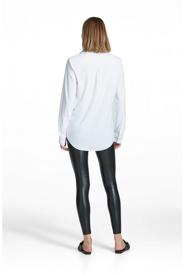 Classic Oversize Button-Up Shirt, Alternate, color, WHITE