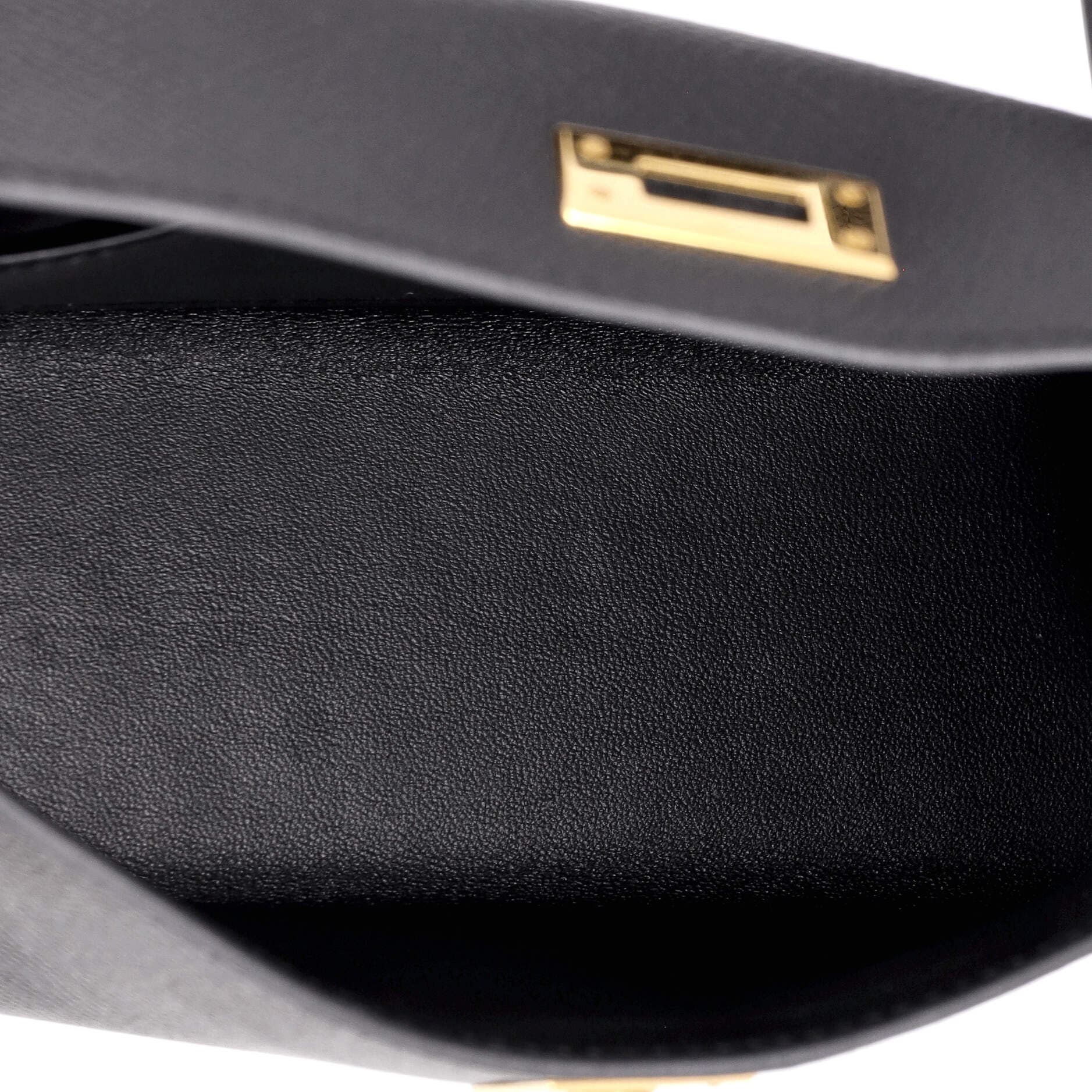 Pre-Owned Hermes Kelly Mini II Bag Black Epsom with Gold Hardware 20, Alternate, color, 