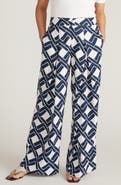 Universal Standard Marley Pleated Linen Blend Wide Leg Pants
