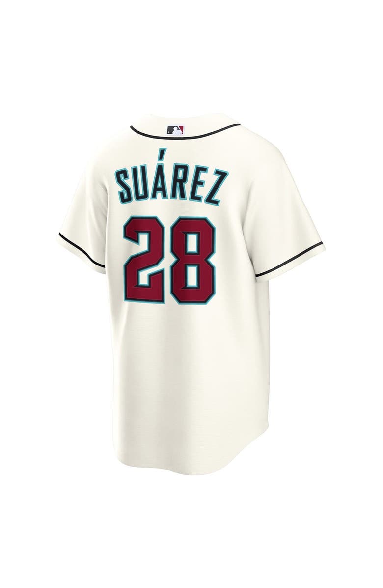 Nike Men's Nike Eugenio Suárez Cream Arizona Diamondbacks Home Replica Jersey, Alternate, color,