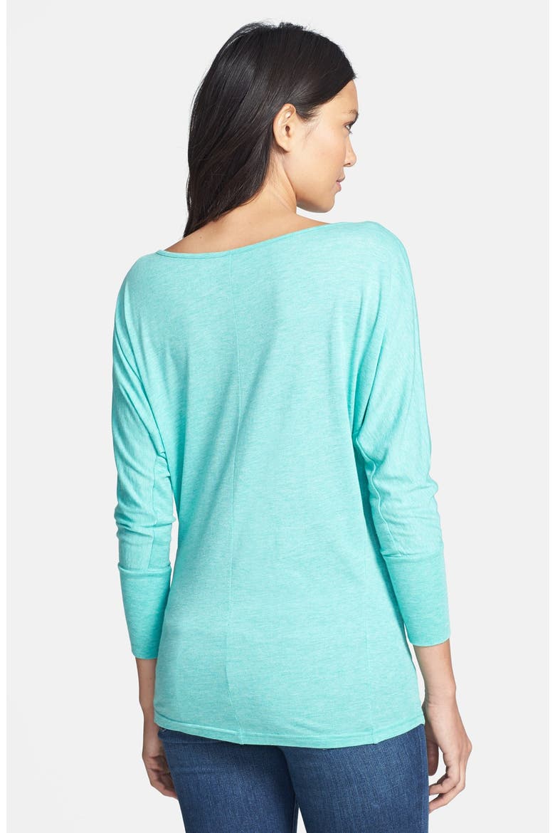 Seamed Dolman Sleeve Tee, Alternate, color, HEATHER GREEN SPRAY