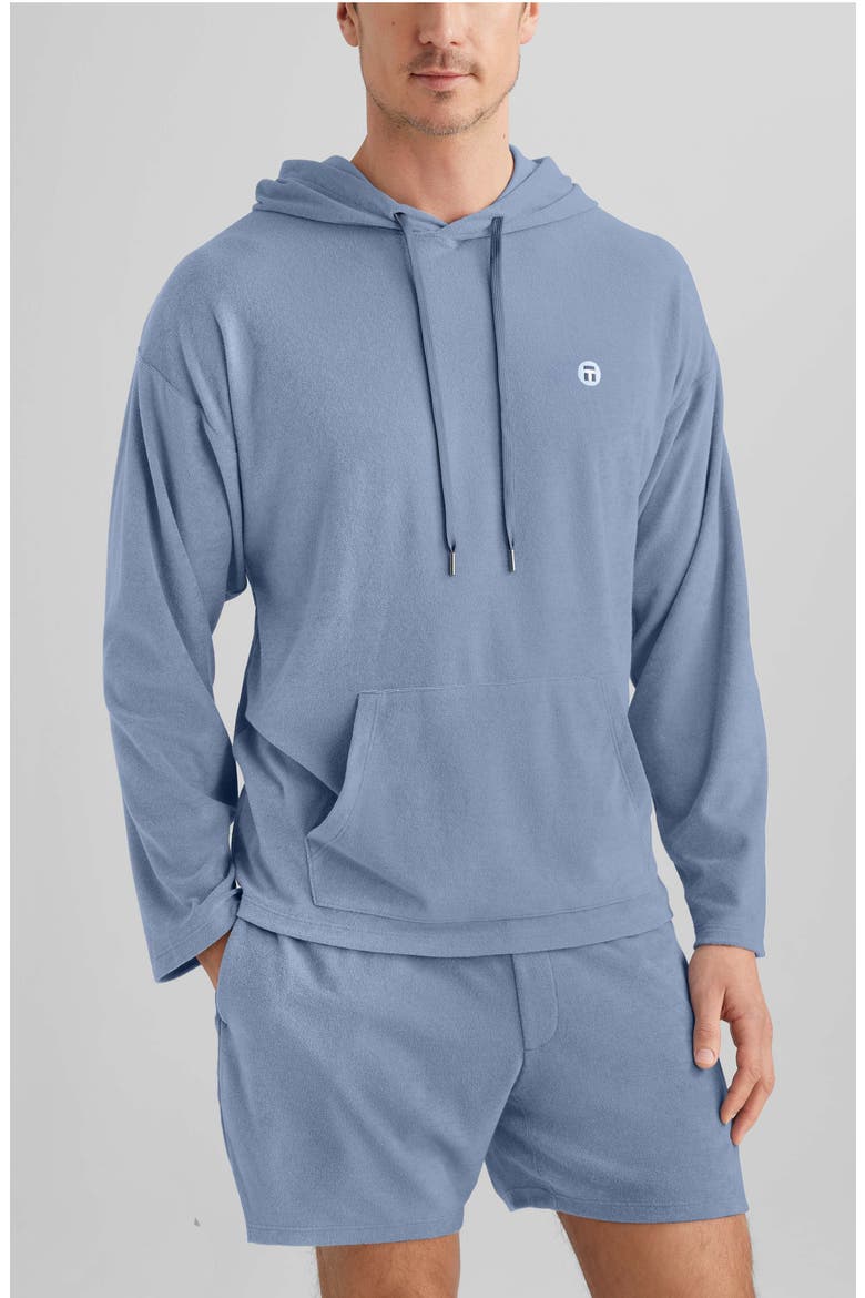 Cabana Terry Hoodie, Main, color, RAIN WASHED