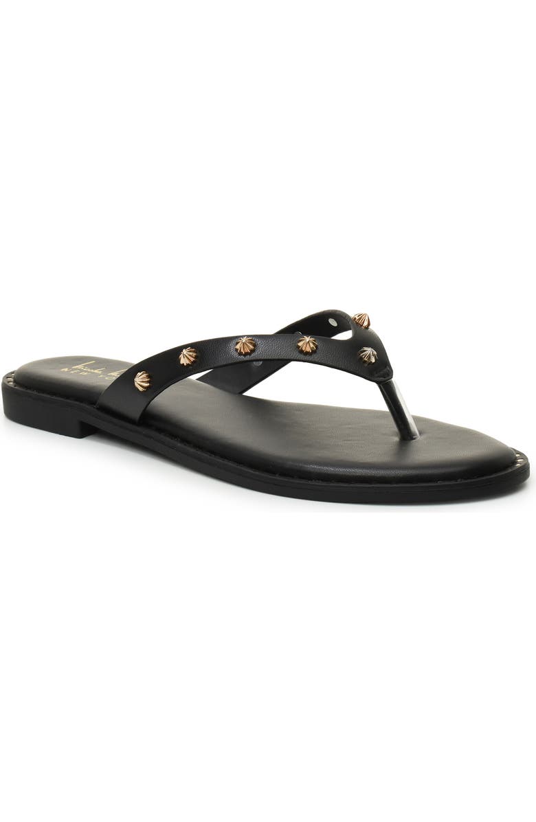 Nicole Miller Studded Thong Sandal, Main, color,