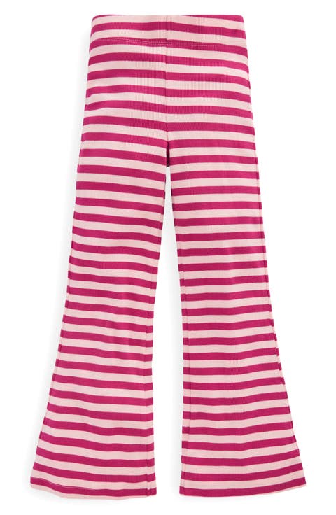 Kids' Stripe Rib Knit Flare Leggings (Toddler, Little Kid & Big Kid)
