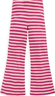 Mini Boden Kids' Stripe Rib Knit Flare Leggings