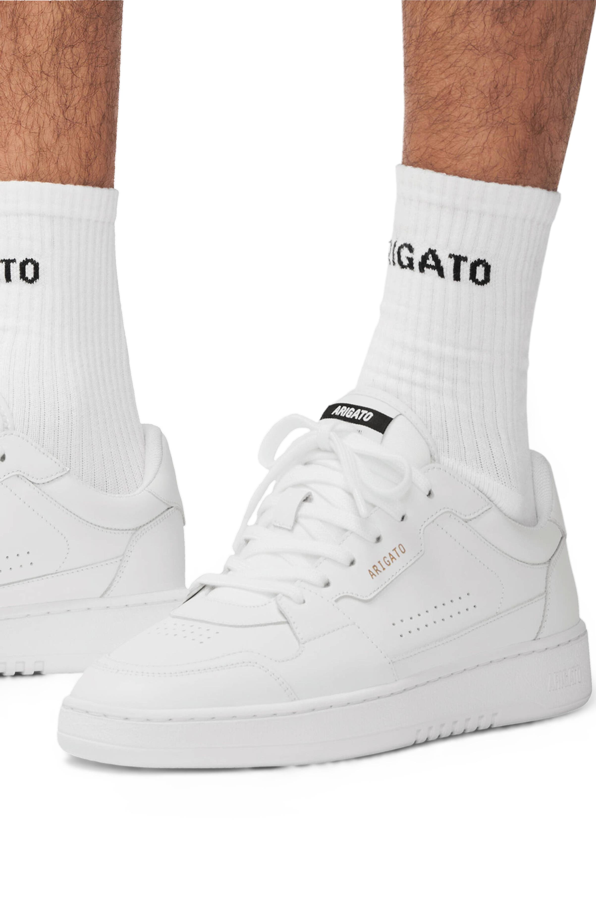 Axel Arigato Dice Lo Full Leather Sneaker, Alternate, color, White/White