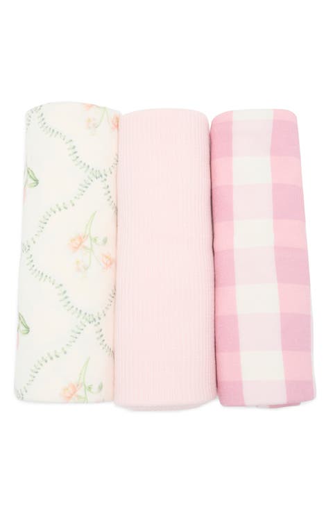 3-Pack Assorted Cottage Floral Blankets (Baby)