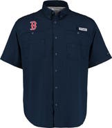 Columbia Men's Columbia Navy Boston Red Sox Tamiami Omni-Shade Button-Down Shirt