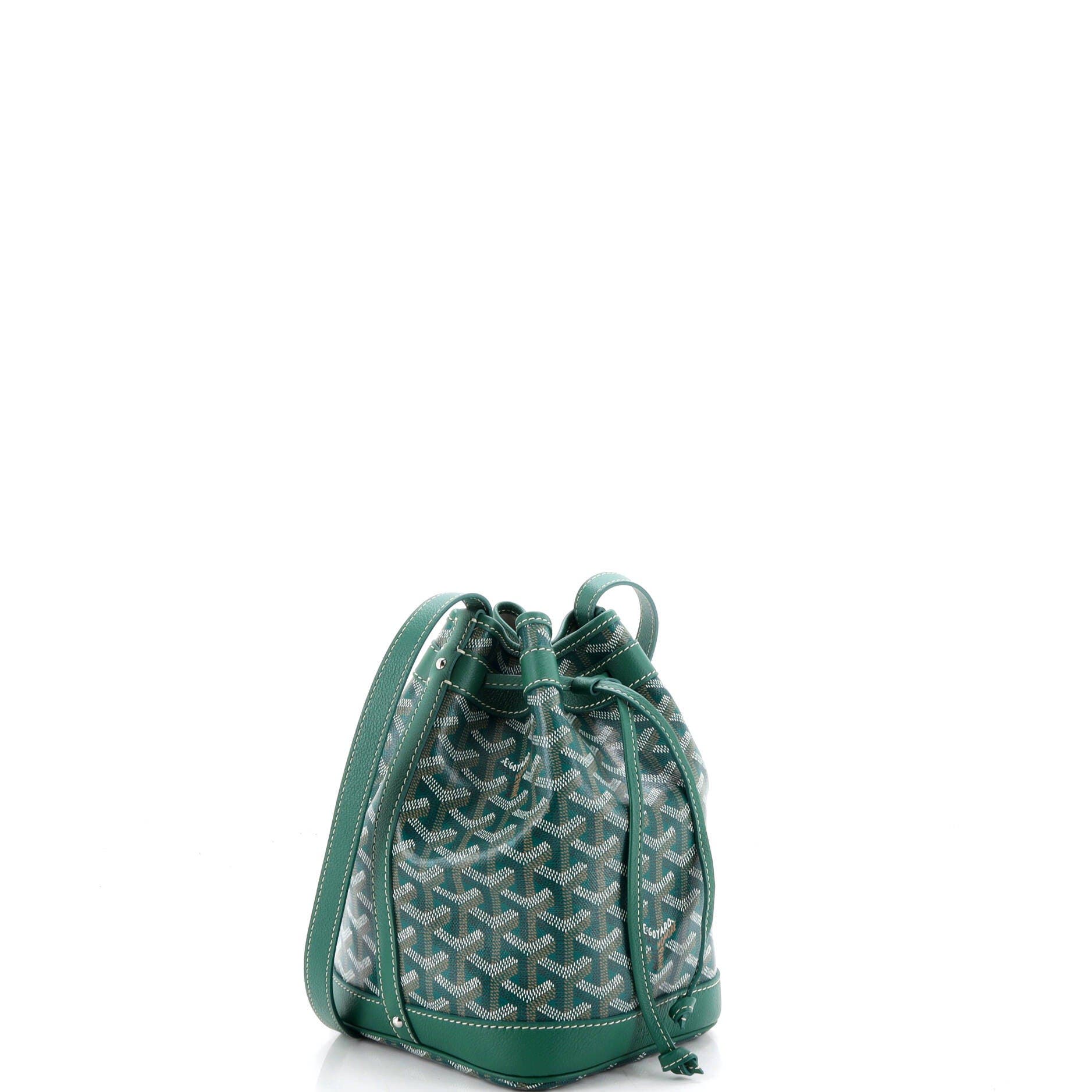 Petit Flot Bucket Bag Coated Canvas PM, Alternate, color, Green
