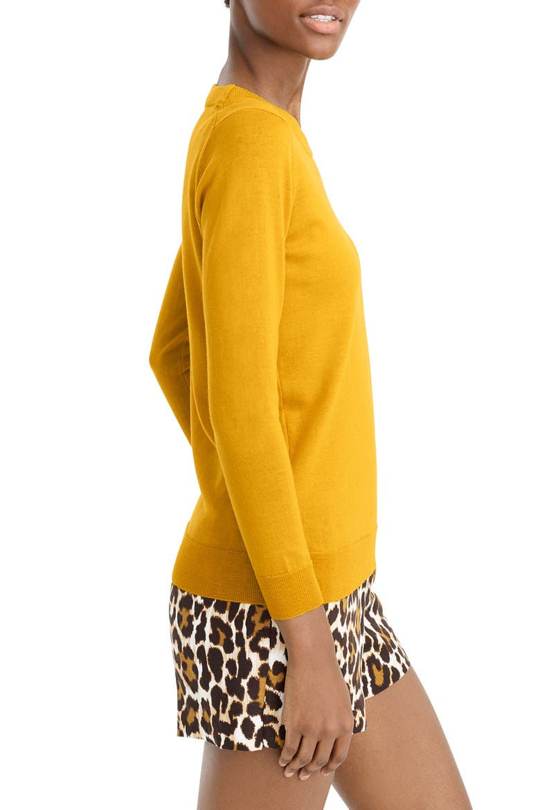 Tippi Merino Wool Sweater, Alternate, color, RICH GOLD