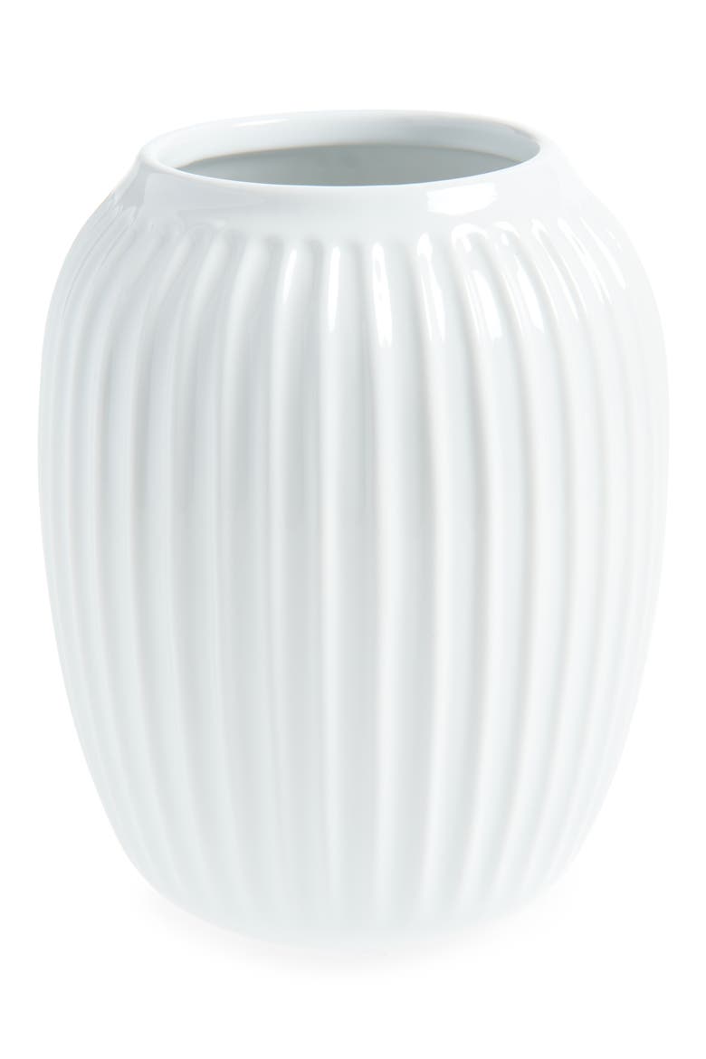 Hammershøi 8.3" Vase, Main, color, WHITE