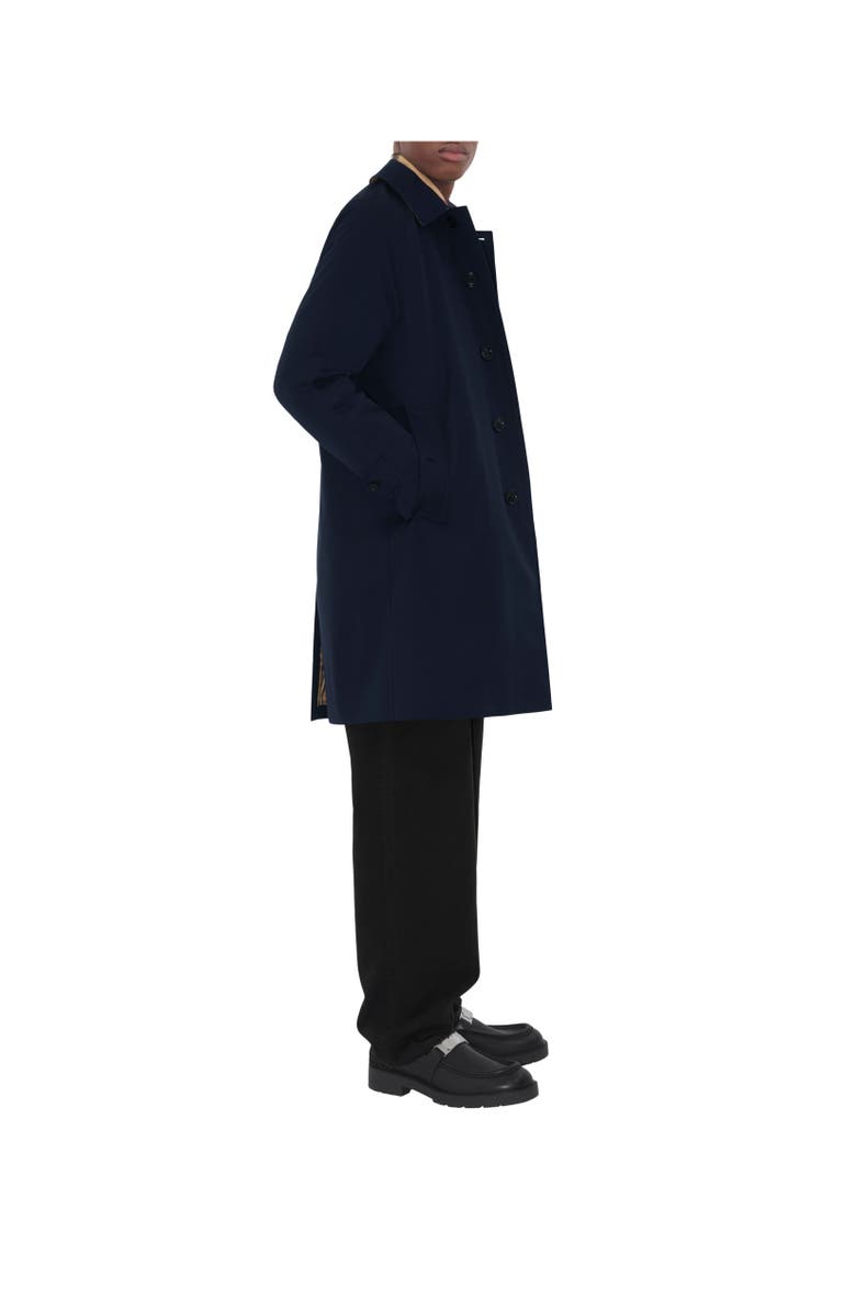 Burberry Mid-length Camden Heritage Car Coat, Alternate, color, Coal Blue