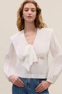Rebecca Taylor Marietta Cape Blouse