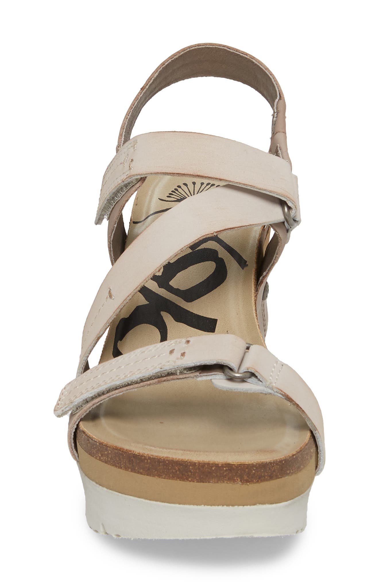 Wavey Wedge Sandal, Alternate, color, CACAO LEATHER