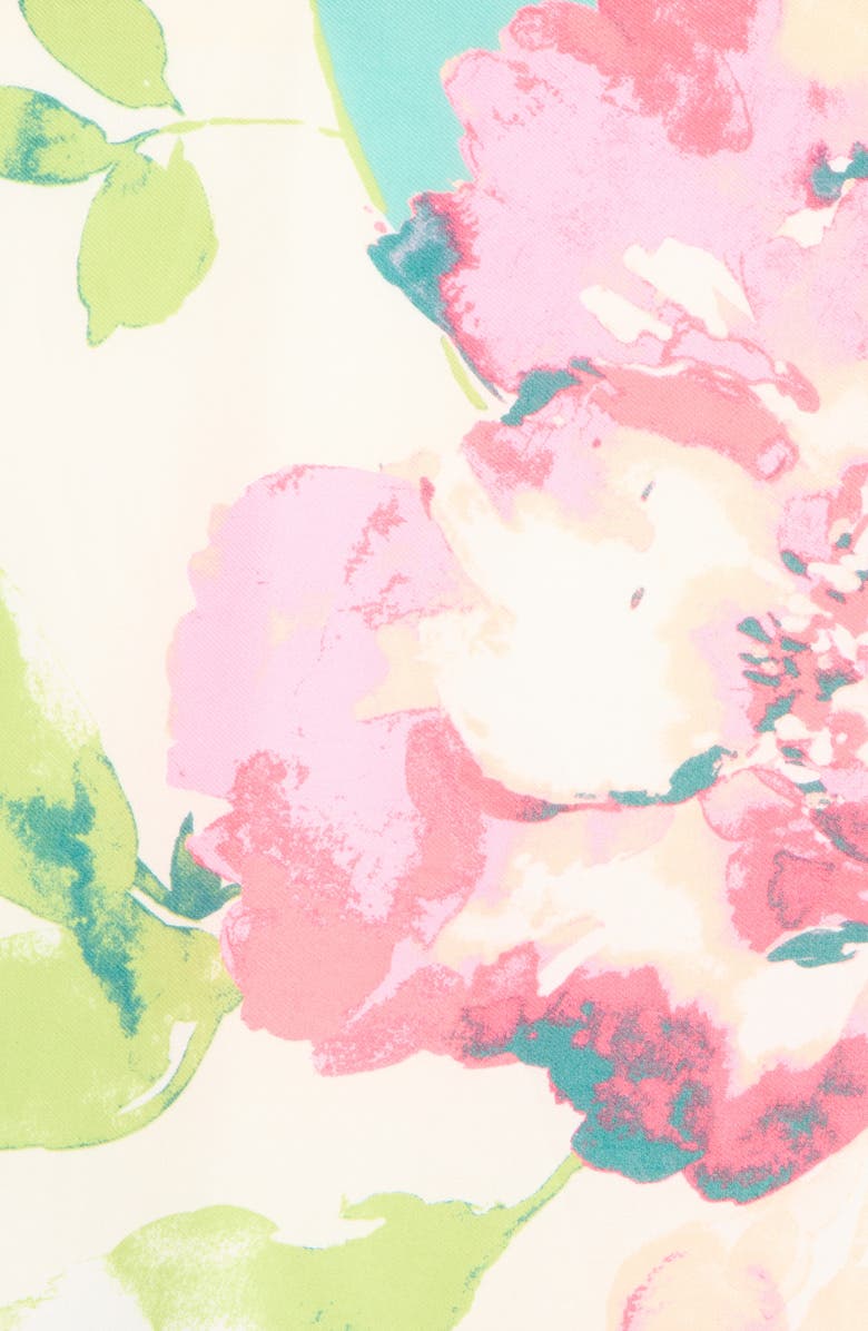 Vince Camuto Rosette Colorblock Square Scarf, Alternate, color, Sage