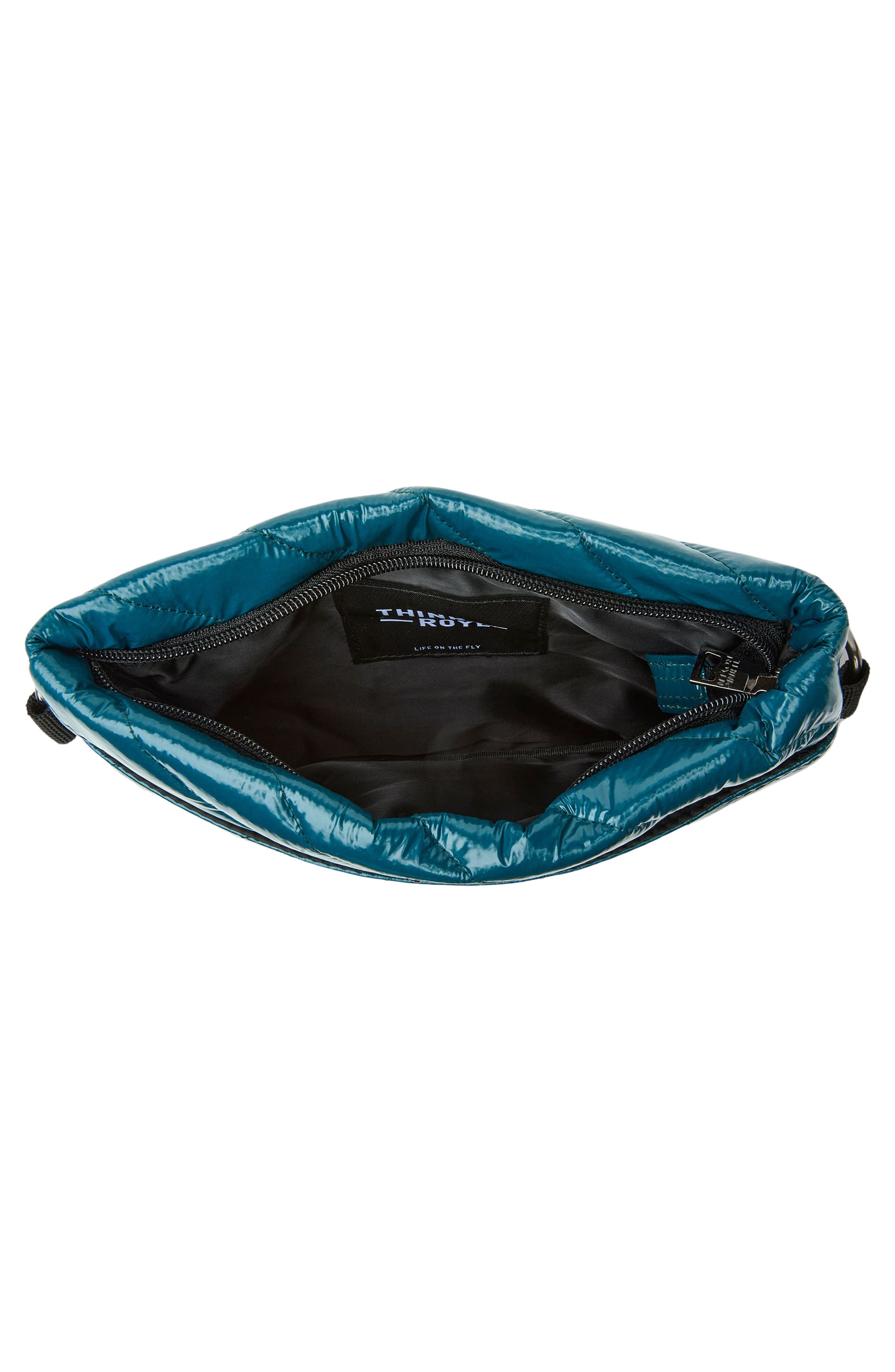 THINK ROYLN Diagonal Bum Bag 2.0, Alternate, color, Glossy Teal