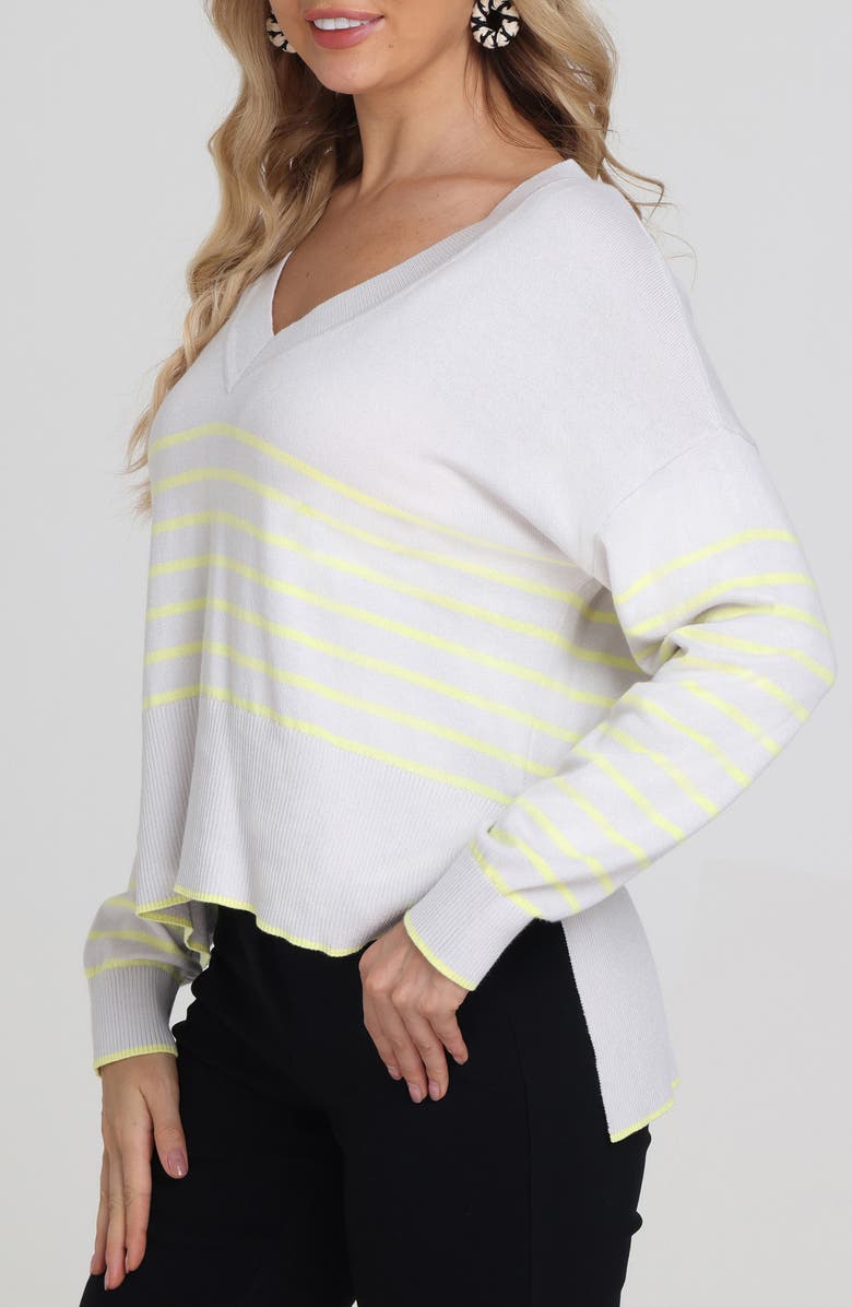 525 Noor Stripe Oversize Sweater, Alternate, color,