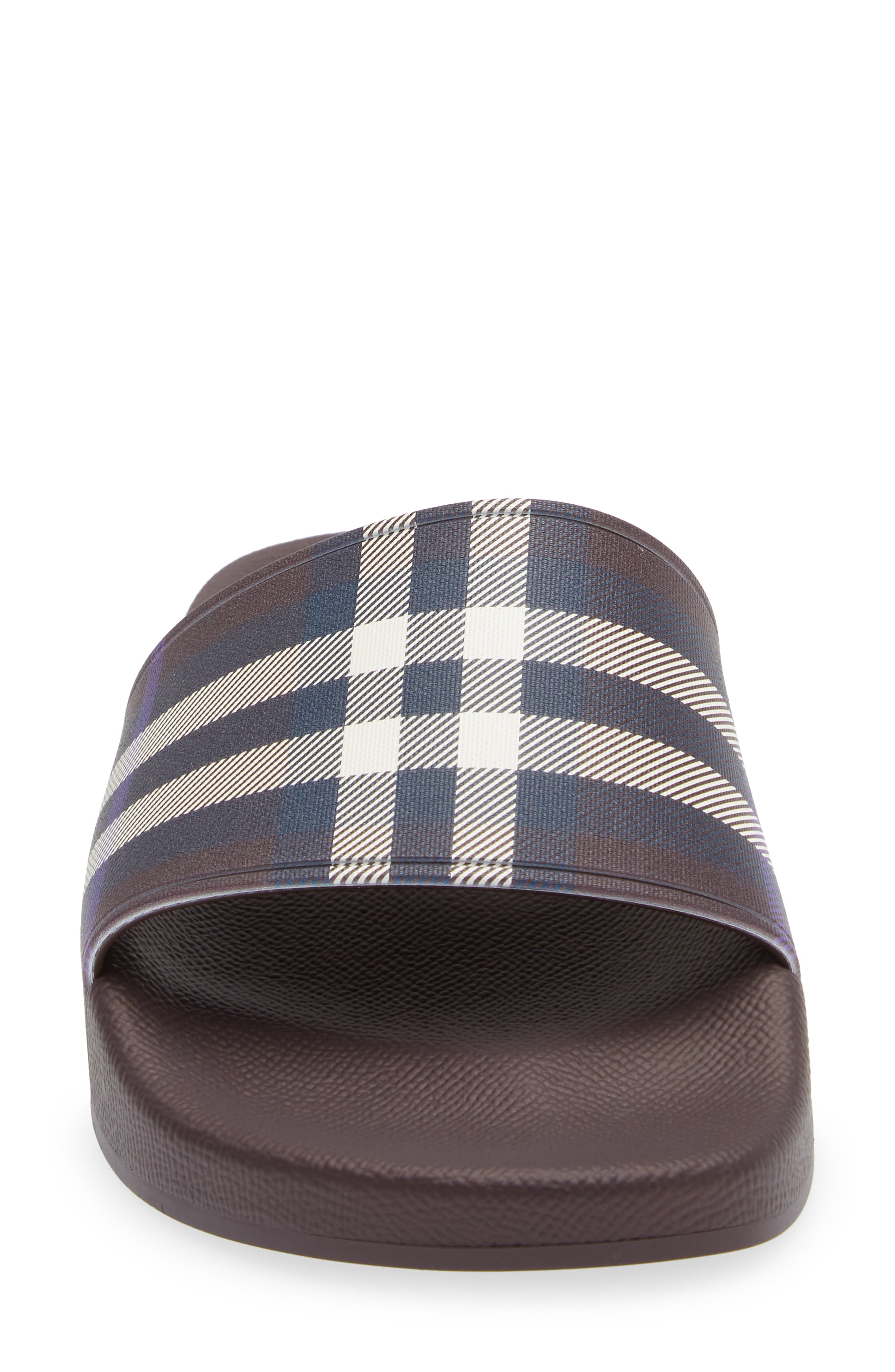 Burberry Furley Check Slide Sandal, Alternate, color, 