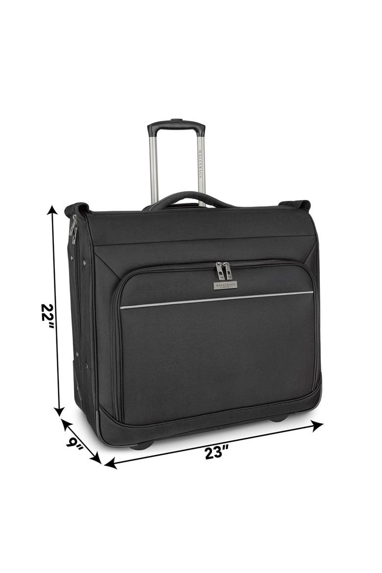 Tufton 45" Deluxe Wheeled Garment Bag, Alternate, color, Black