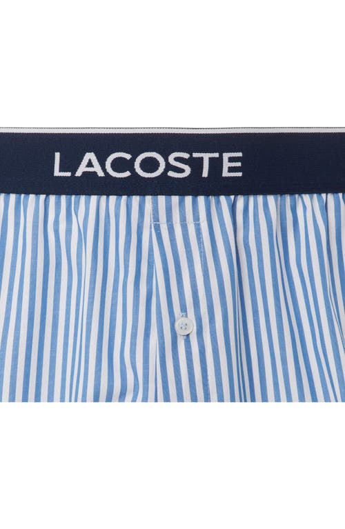 Lacoste Core Graphice Assorted 3-pack Cotton Boxers In Multi