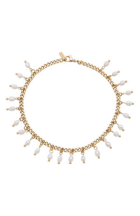 Vicente Freshwater Pearl Anklet
