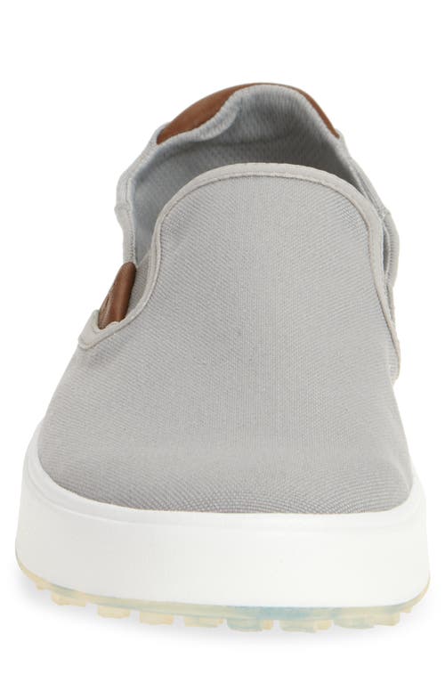 Olukai Wai‘alae Slip On Golf Shoe In Gray