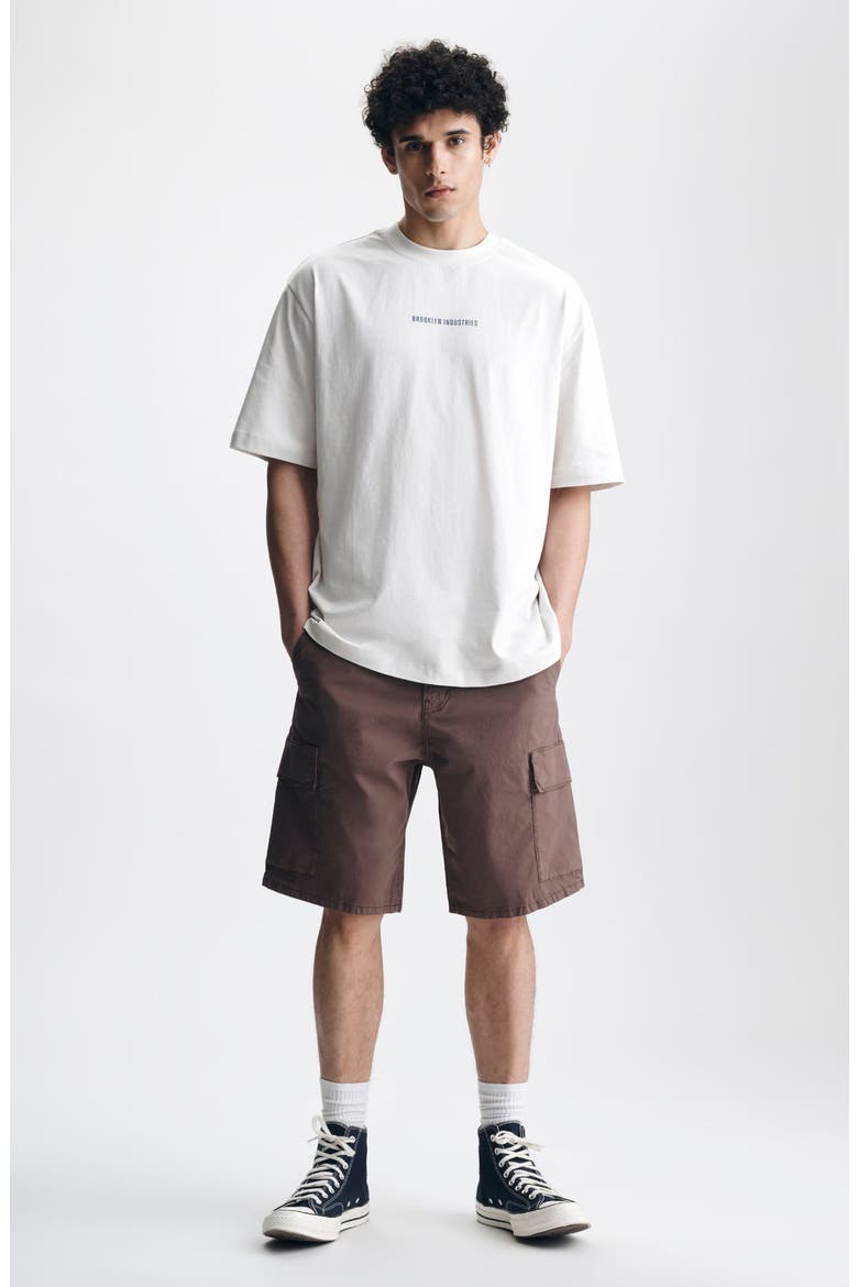 Loose Fit Water Tower Cotton Graphic T-Shirt, Alternate, color, WHITE ONYX