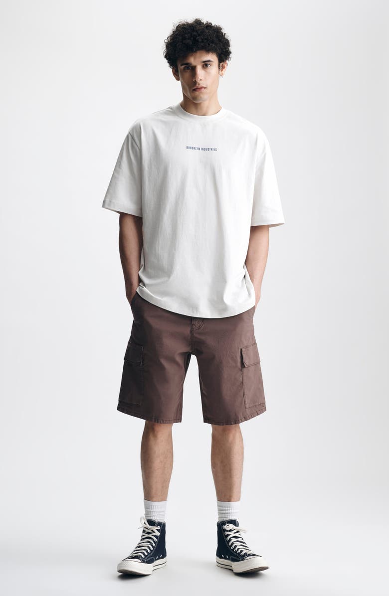 Brooklyn Industries Loose Fit Water Tower Cotton Graphic T-Shirt, Alternate, color, 