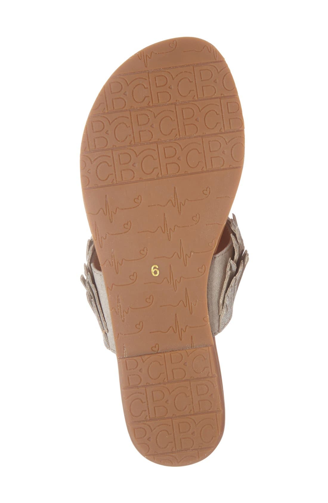 BC Footwear 'Dinky' Fringe Sandal, Alternate, color, 