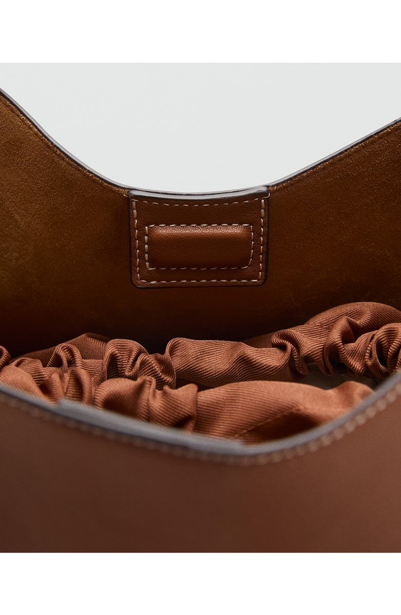 MANGO SHOPPER BAG WITH BUCKLE, Alternate, color, Leather