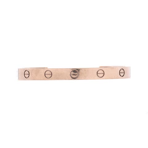 Love Cuff Bracelet 18K White Gold