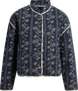 Ilse Jacobsen Ottomaquilt Floral Embroidered Jacket