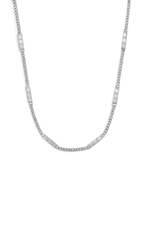 Sapphire Baguette Collar Necklace