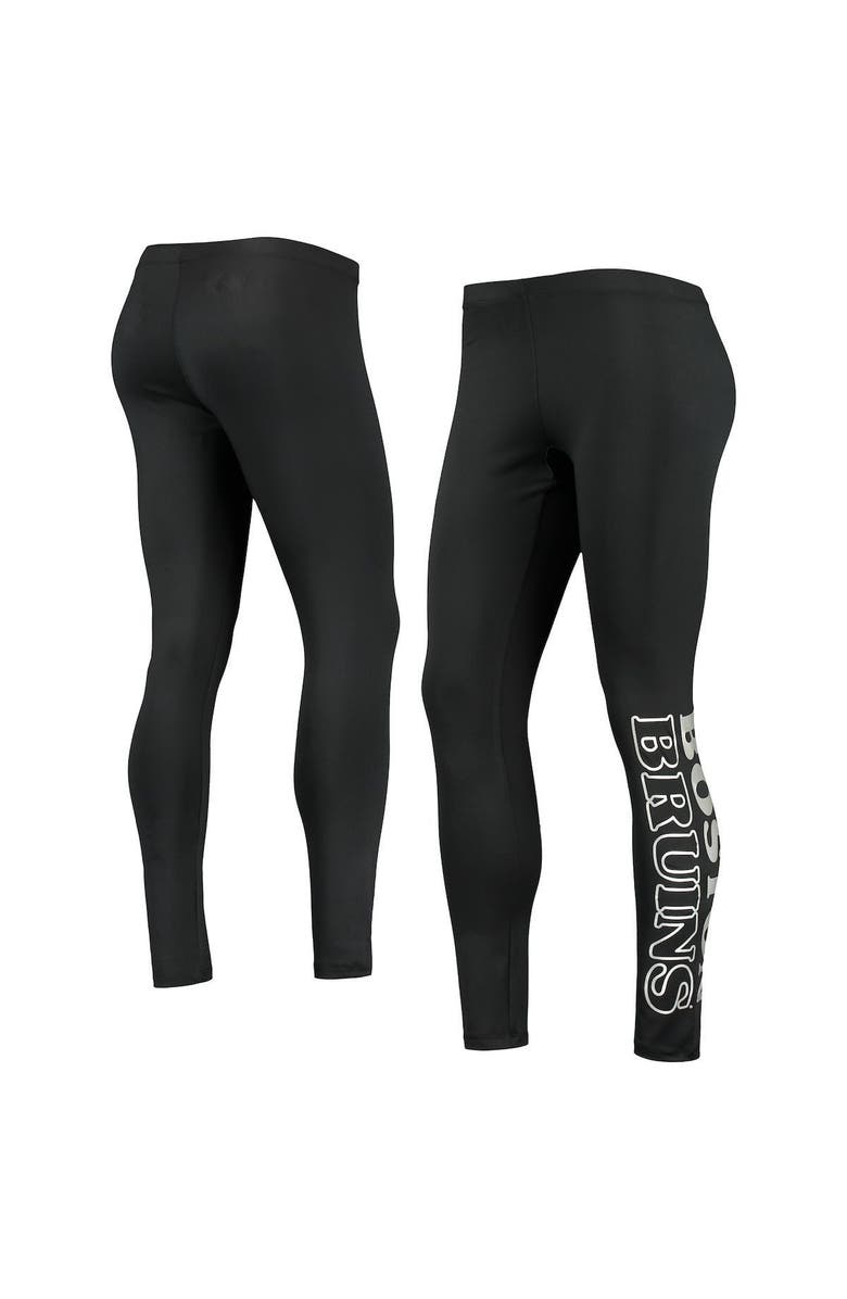 G-III SPORTS BY CARL BANKS Women's G-III Sports by Carl Banks Black Boston Bruins Stadium Leggings, Alternate, color, 