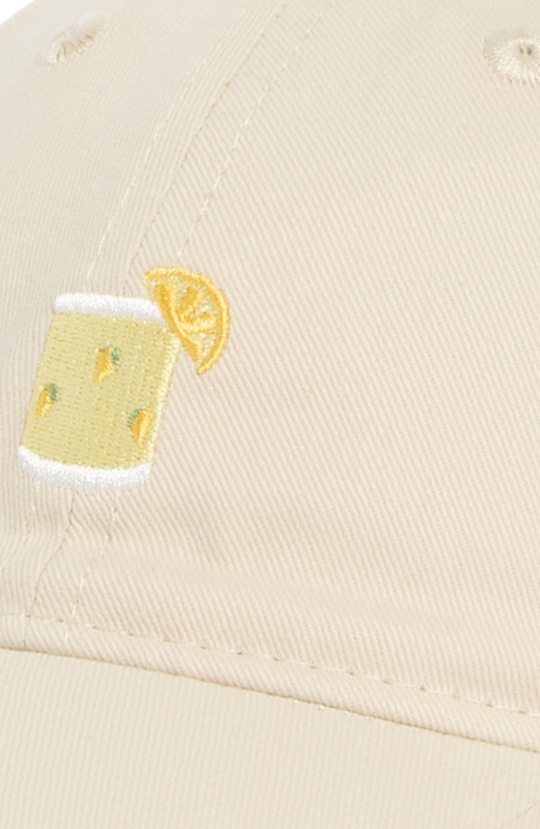 FRASIER STERLING Lemon Twist Cotton Canvas Baseball Cap, Alternate, color, Khaki