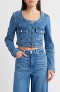 PAIGE Kiara Crop Denim Jacket