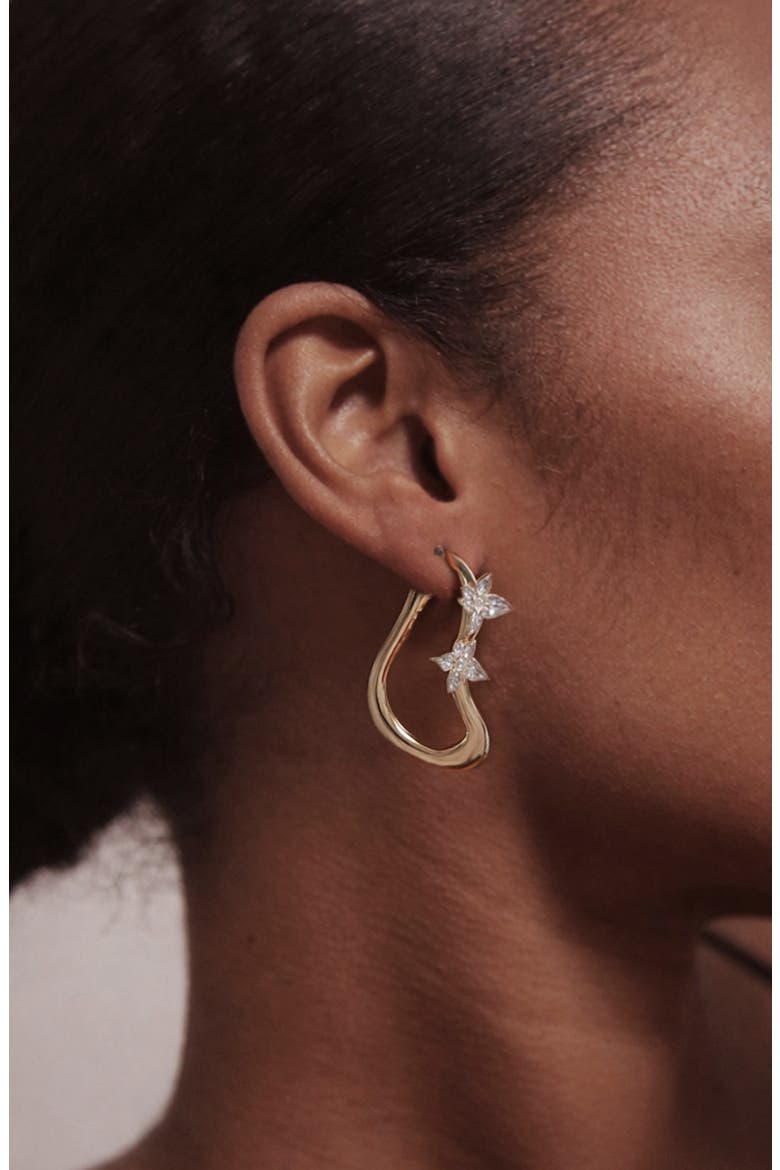 Calino Hoop Earrings In Gold, Alternate, color, Gold