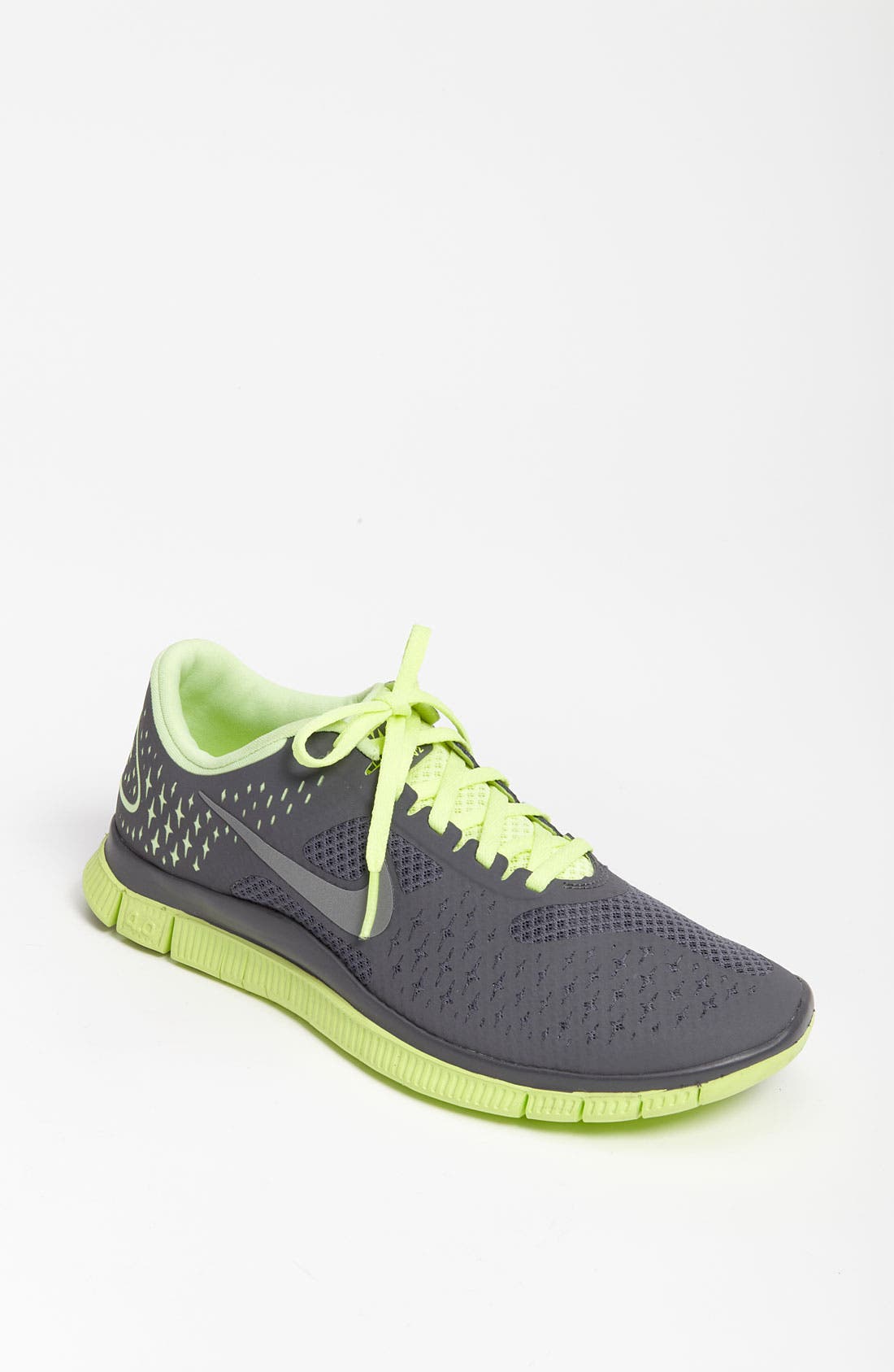 'Free 4.0 V2' Running Shoe, Main, color, Z/DNUDARK GREY/ LIQUID LIME