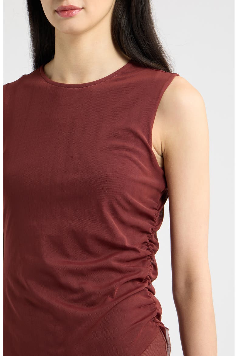 Riley Minidress, Alternate, color, BURNT RED