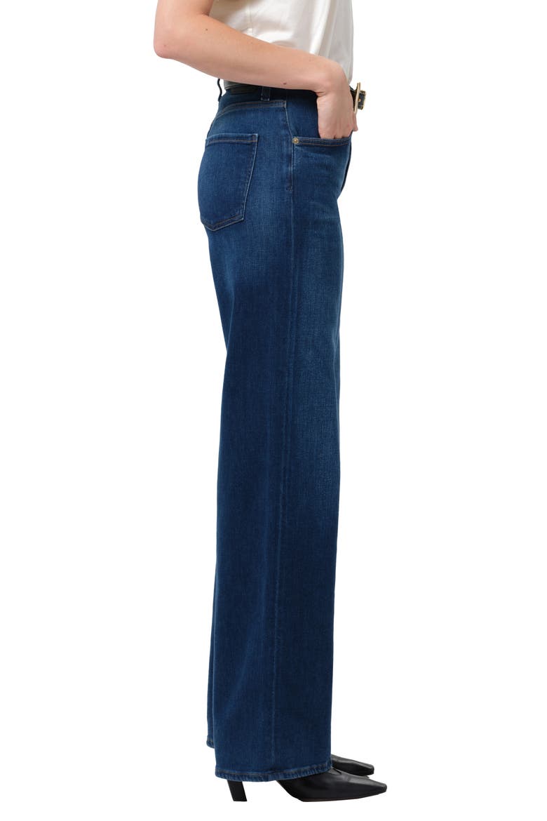 Annina High Waist Wide Leg Jeans, Alternate, color, PIERRE INDIGO