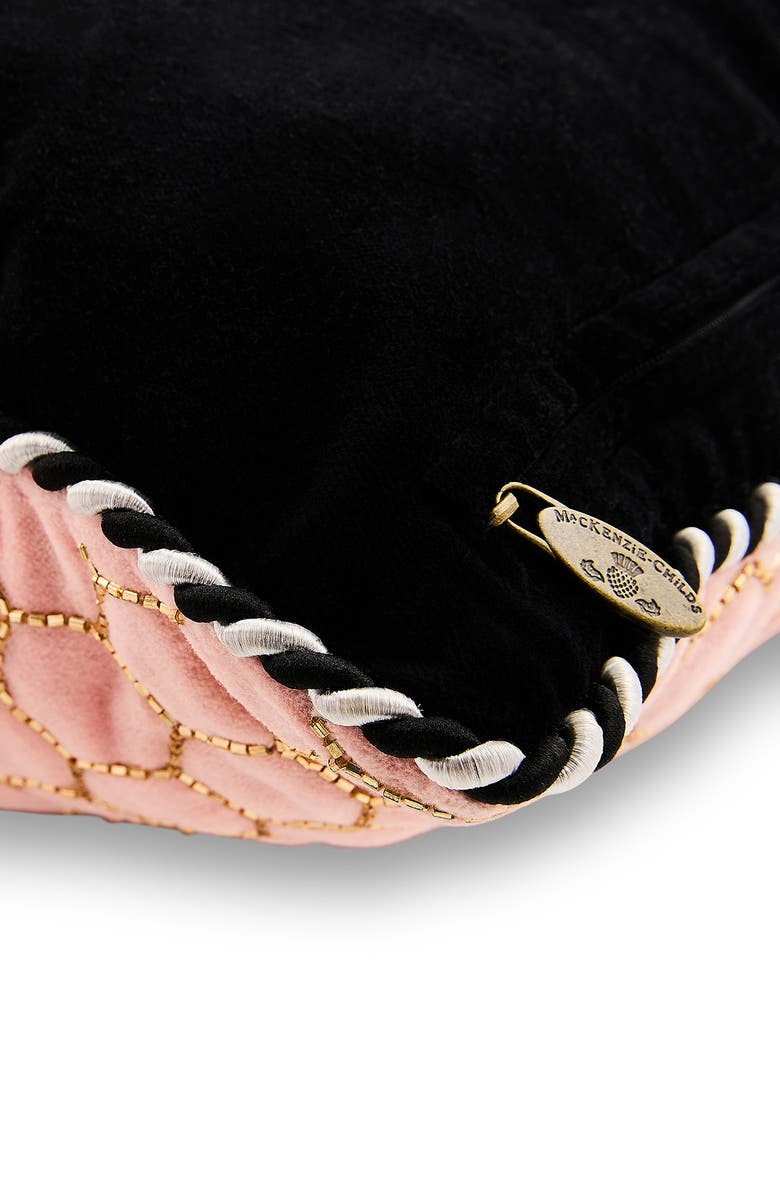 MACKENZIE CHILDS Queen Bee Throw Pillow, Alternate, color, Pink