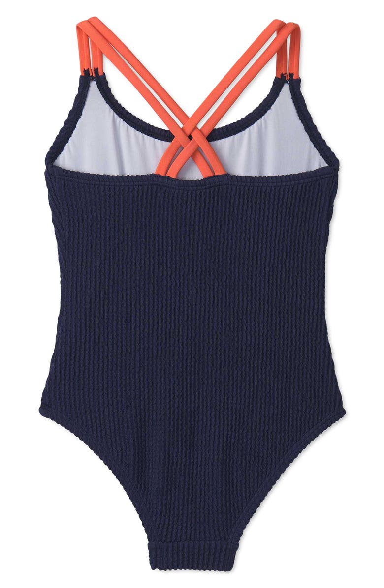 Hatley Kids' Patriot Blue One-Piece Swimsuit, Alternate, color, 