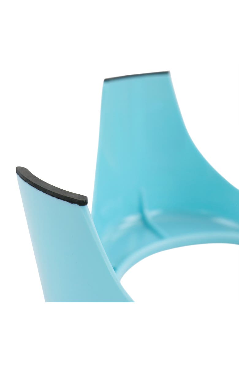 Gibson Home Bow Wow Meow 3 Piece Elevated Pet Bowl Dinner Set, Alternate, color, Teal