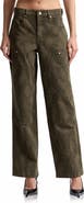 Avec Les Filles High Waist Tapered Leg Carpenter Jeans